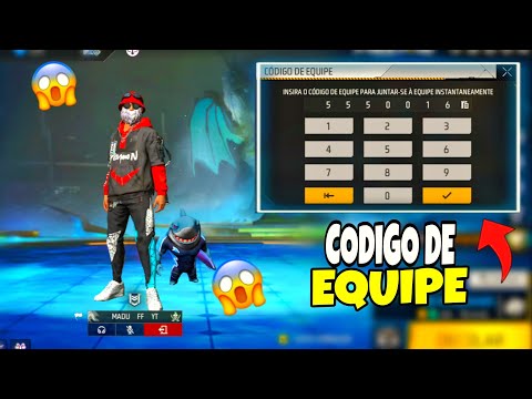 codigo de equipe #free fire #fypviral