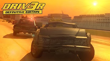 DRIV3R Definitive Edition - Take A Ride MIAMI Dusk - Gameplay PC | Driv3r Fan