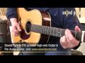 Martin28 vs acoustic guitar demo in recording studio sprucerosewood