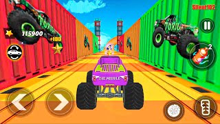 Monster Truck Mega Ramp New Car Racing Stunts 2021 #4 - Android Gameplay screenshot 1
