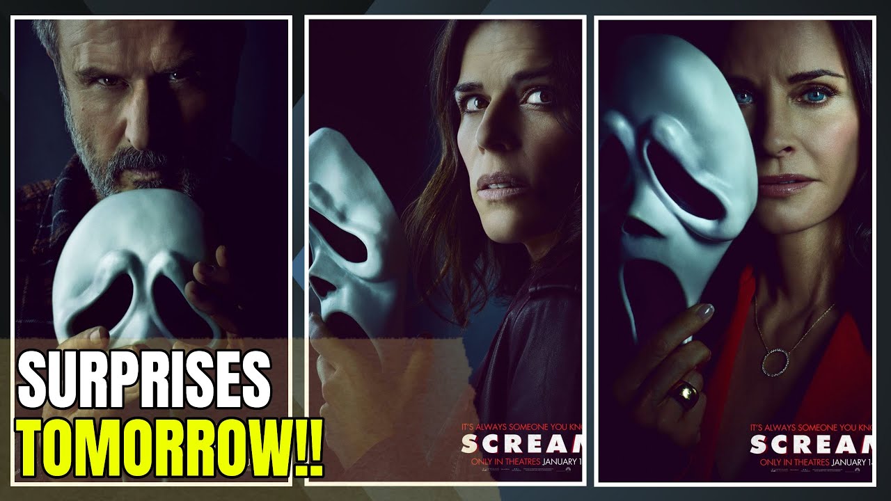 Scream 5 (2022) Sidney, Gale, Dewey Posters REVEALED + Big Surprises