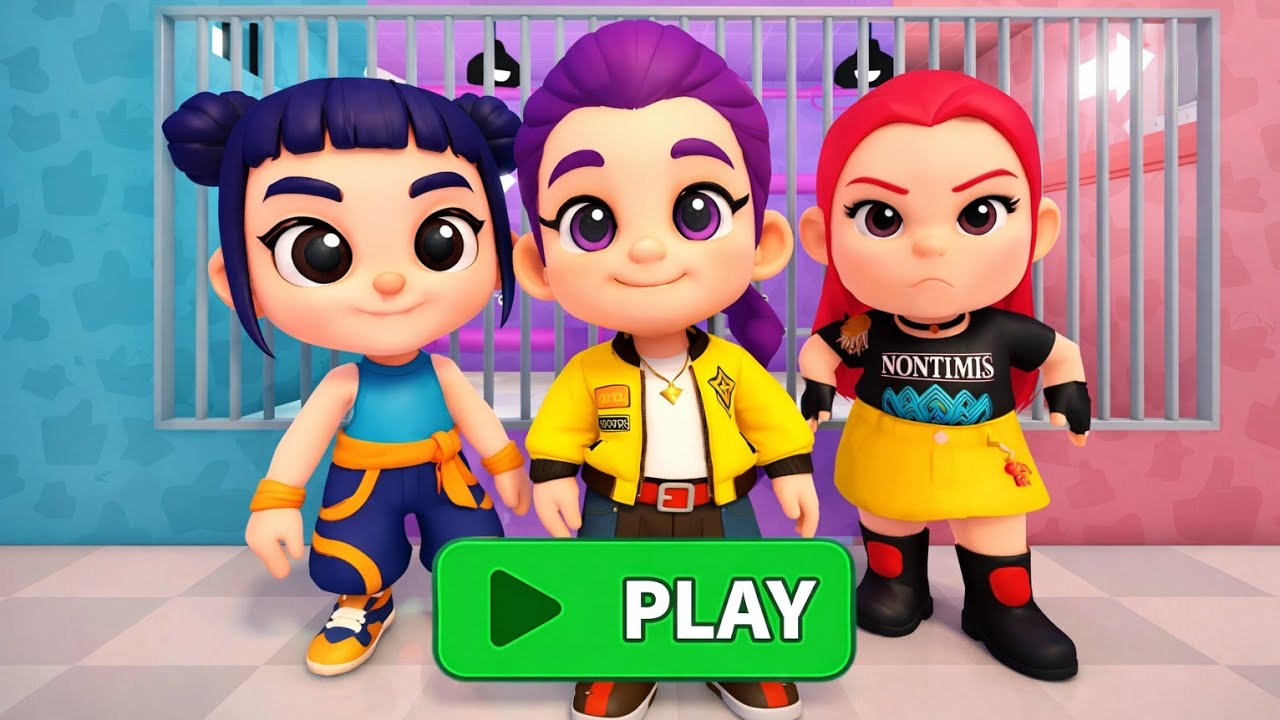 Baby Kpop Demon Hunters Prison Run Escape - Roblox Gameplay Walkthrough 