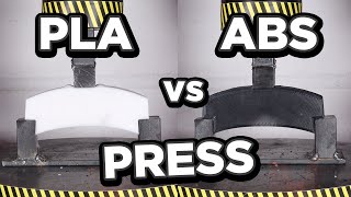 PLA vs ABS vs Hydraulic Press | Ultimate Hydraulic Press Channel