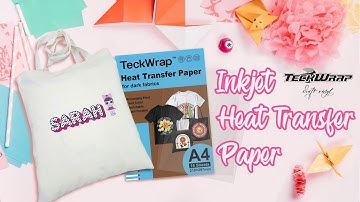 Inkjet Heat Transfer Paper and Heat Transfer Mask #teckwrapcraft #teckwrapvinyl #heattransferpaper