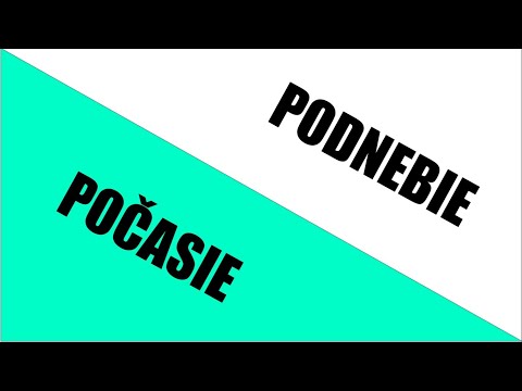 Deň Zeme - Počasie 1/3 (Počasie vs. Podnebie)