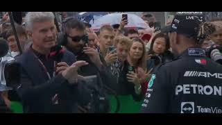 F1 2022 HungarianGP. Post Race Interview Lewis Hamilton