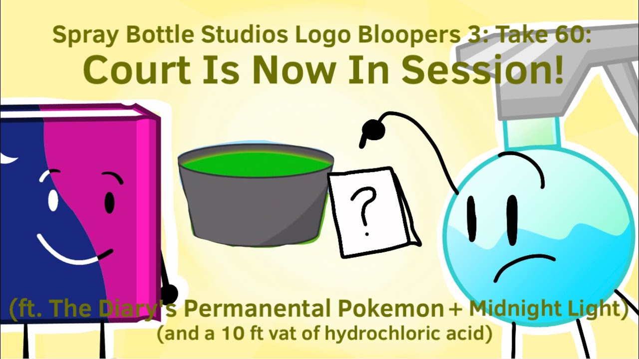 Spray Bottle Studios Logo Bloopers 3: The Big Finale | Take 60: Court Is Now In Session!