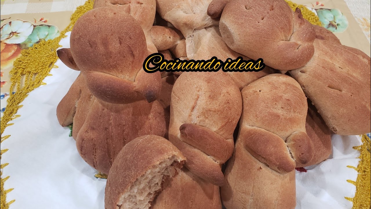 Pan 🍞de canela hacemos munequitos para las ofrendas
