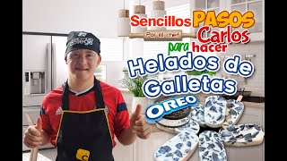 CÓMO HACER HELADOS CON GALLETA OREO