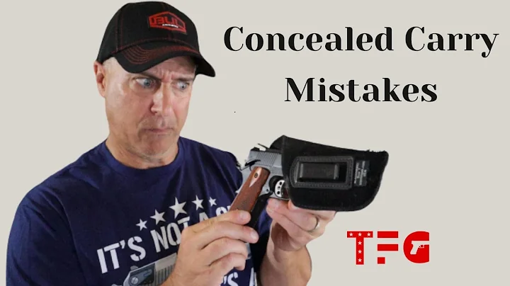 5 Concealed Carry Mistakes - TheFirearmGuy