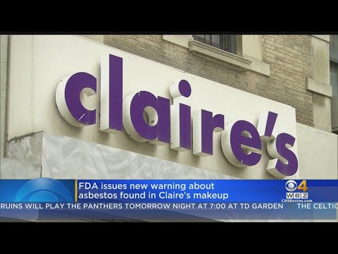 FDA Issues New Warning About Asbestos Found In Claire's Makeup