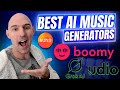 5 Best AI Music Generators in 2025 | Unlimited Free AI Music Tools 🎵
