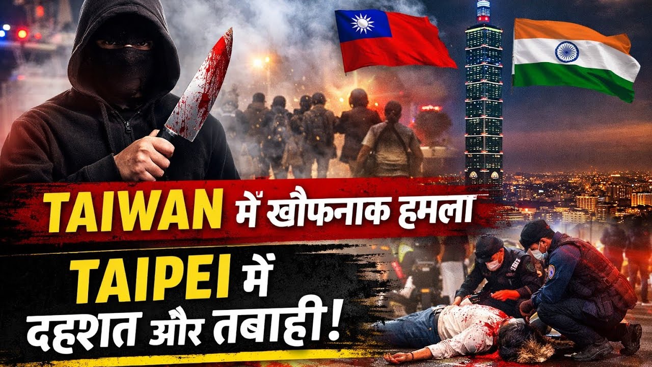 Taiwan Incident Explained | Taipei में Knife Attack से दहशत | World Breaking News Hindi