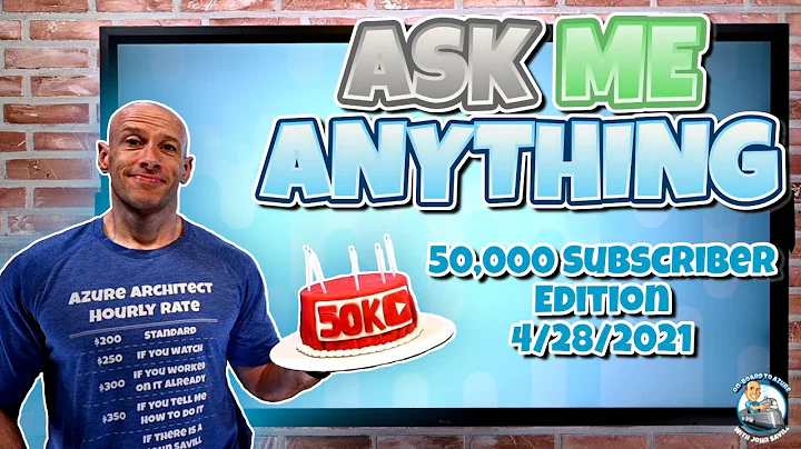 50K Ask Me Anything YouTube Live Stream