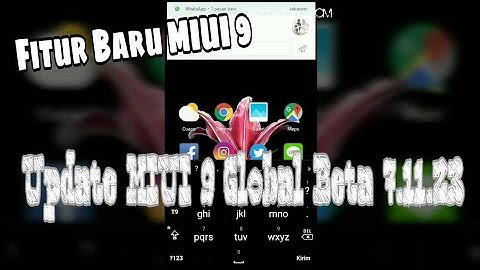 Fitur Baru : Update MIUI 9 Global Beta 7.11.23 - Notification Shade | ROM Test #5