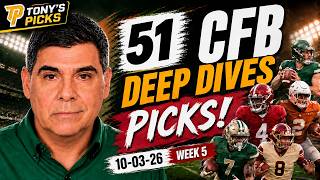College Football Week 5 Picks and Predictions for October 3, 2026 Saturday