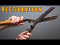 Реставрация садовых ножниц restoration of gardening scissors  berendey and 剪刀