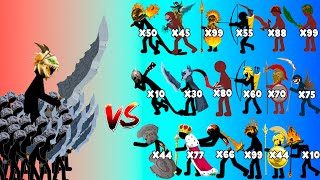 New Xenophon Vs All Skins Stick Army In Stick War Legacy - Who Will Win?