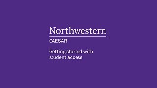 Getting Started in CAESAR - Student Access