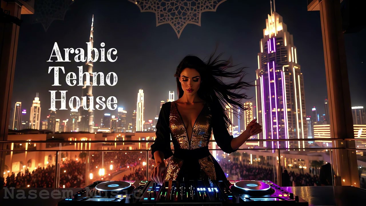 Naseem -  Desert Crown Rooftop 🔥 | Arabic Tech House Dubai Nights | Arabic Techno House Mix