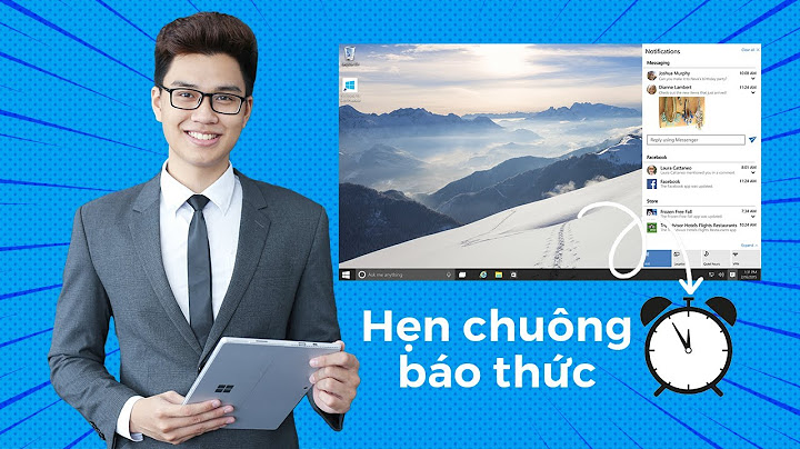 Lỗi báo thức trên win 10 bị hỏng