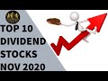 Top 10 Dividend Stocks November 2020