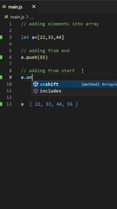 JavaScript : Adding element into array - YouTube