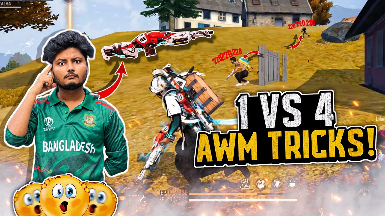 Awm Gameplay Like B2k Solo Vs Squad | AWM এর মাইর খাইয়ে এনিমি যখন অতিষ্ঠ | GWT