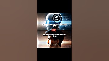 Artificial intelligence (AI) vs human intelligence (HI) #1v1 #shorts