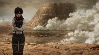 Attack on titan- Armin and Mikasa final scene with Eren (A.I)