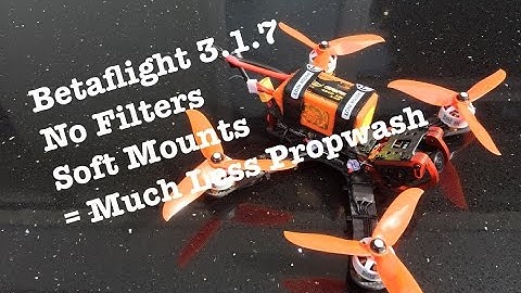 Betaflight 3.1.7  Virtually Eliminated Propwash Armattan Chameleon