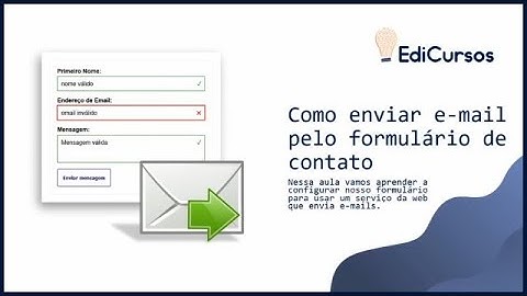 Aula 24 - Como enviar e-mail pelo formulário de contato