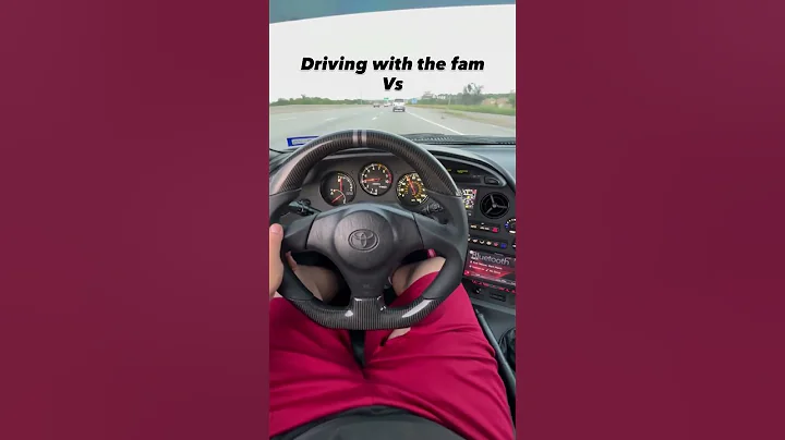 Driving Alone Vs With The Family #supra #2jz #mk4supra #shortsvideo #shorts