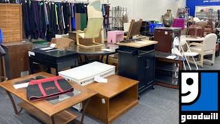 GOODWILL SHOP WITH ME CHAIRS SOFAS TABLES FURNITURE KITCHENWARE DECOR SHOPPING STORE WALK THROUGH