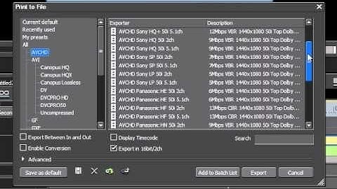 EDIUS 7 8 9 OUTPUT TO MP4 FILES USB (Pen Drive) /Render / Exporting Video. How to Render / Export