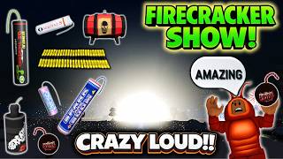 Crazy Firecracker Show In Roblox Fireworks Playground