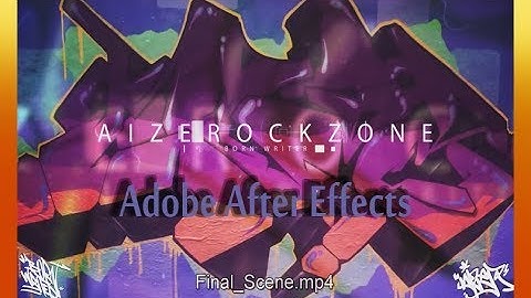 Graffiti // Azerox1 Adobe after effects intro project  // Gopro