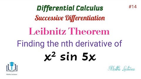 How to find the nth derivative of x^2 sin 5x || Leibnitz Theorem problem || In Tamil