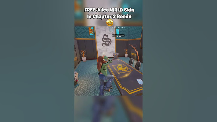 How To Get FREE Juice WRLD SKIN In Chapter 2 Remix🤩 #shorts
