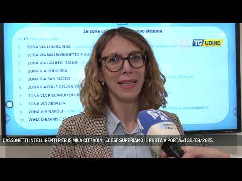 CASSONETTI INTELLIGENTI PER 15 MILA CITTADINI: «COSI' SUPERIAMO IL PORTA A PORTA» | 30/09/2025