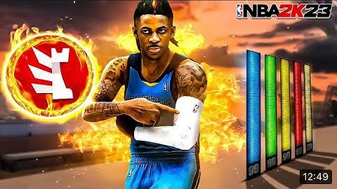JA MORANT "INSIDE-OUT SHOT CREATOR" BUILD CONTACT DUNK OVERPOWERED (NBA 2K23)