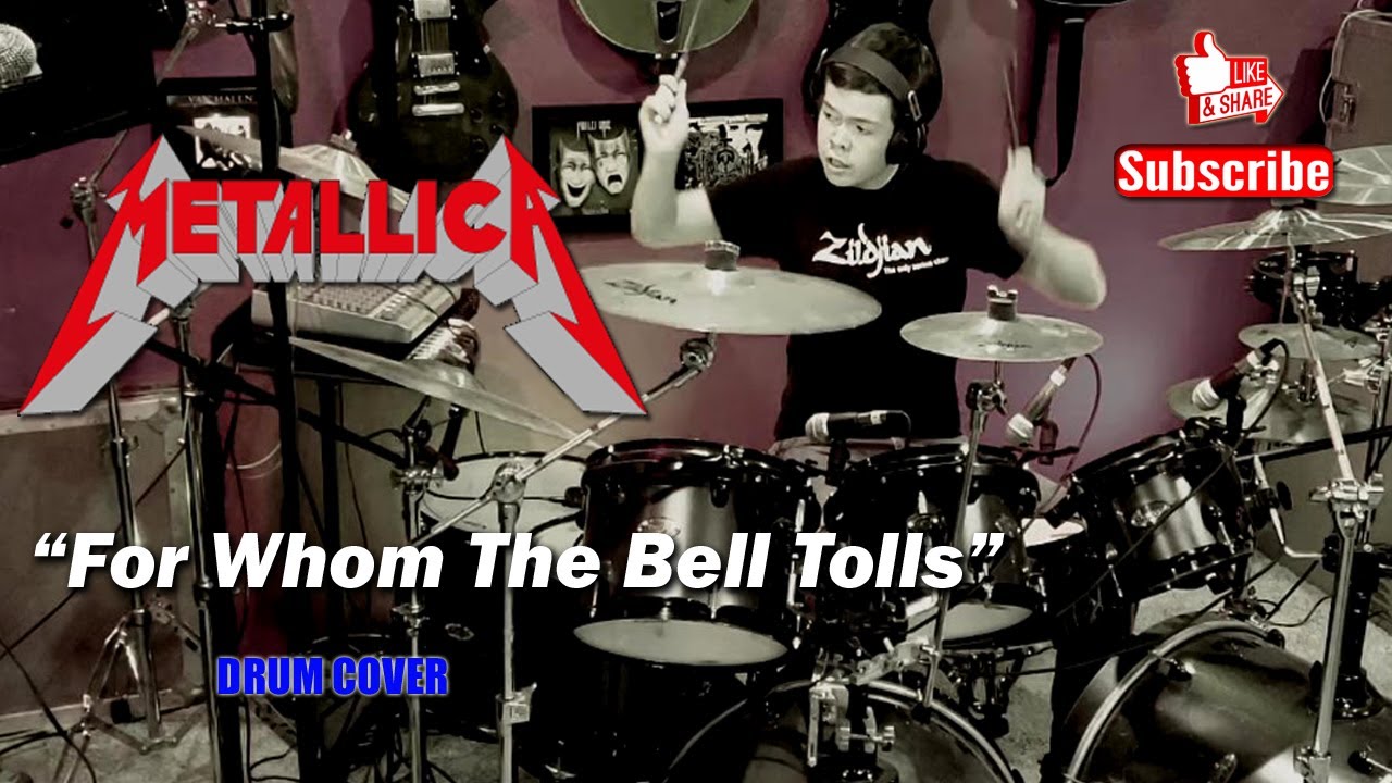 Metallica "For Whom The Bell Tolls" (Drum Cover) By Adam Mc 16 Year