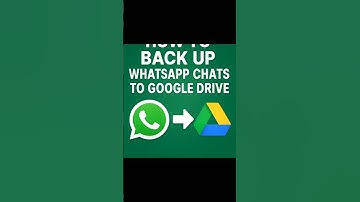 How to backup WhatsApp chats to Google Drive