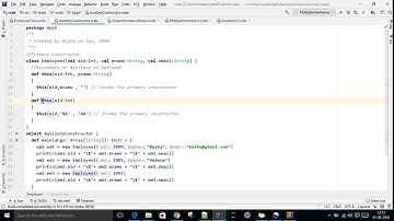 32. Auxiliary Constructor