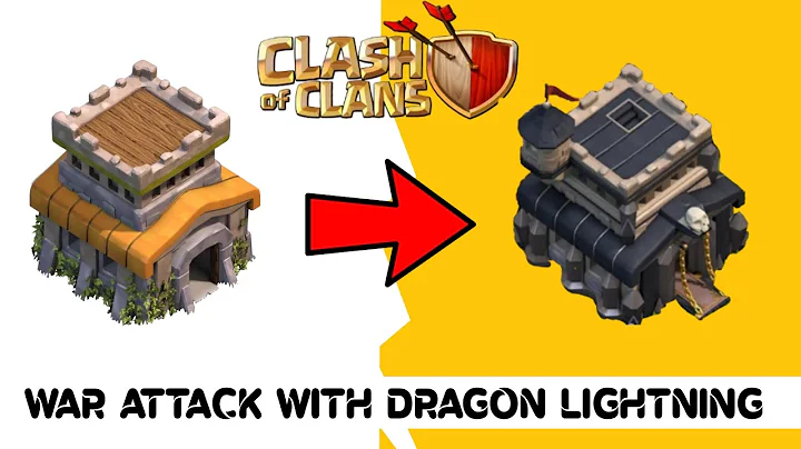 TH8 TO TH9 WAR ATTACK WITH DRAGON & LIGHTNING 😍 BEST STRATEGY FOR WAR | CLASH OF CLANS |