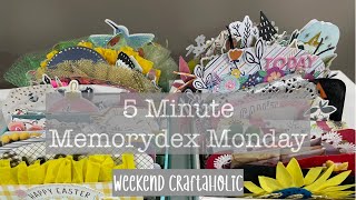 5 Minutes Memorydex Monday || Using your Stamps on a Memorydex Card