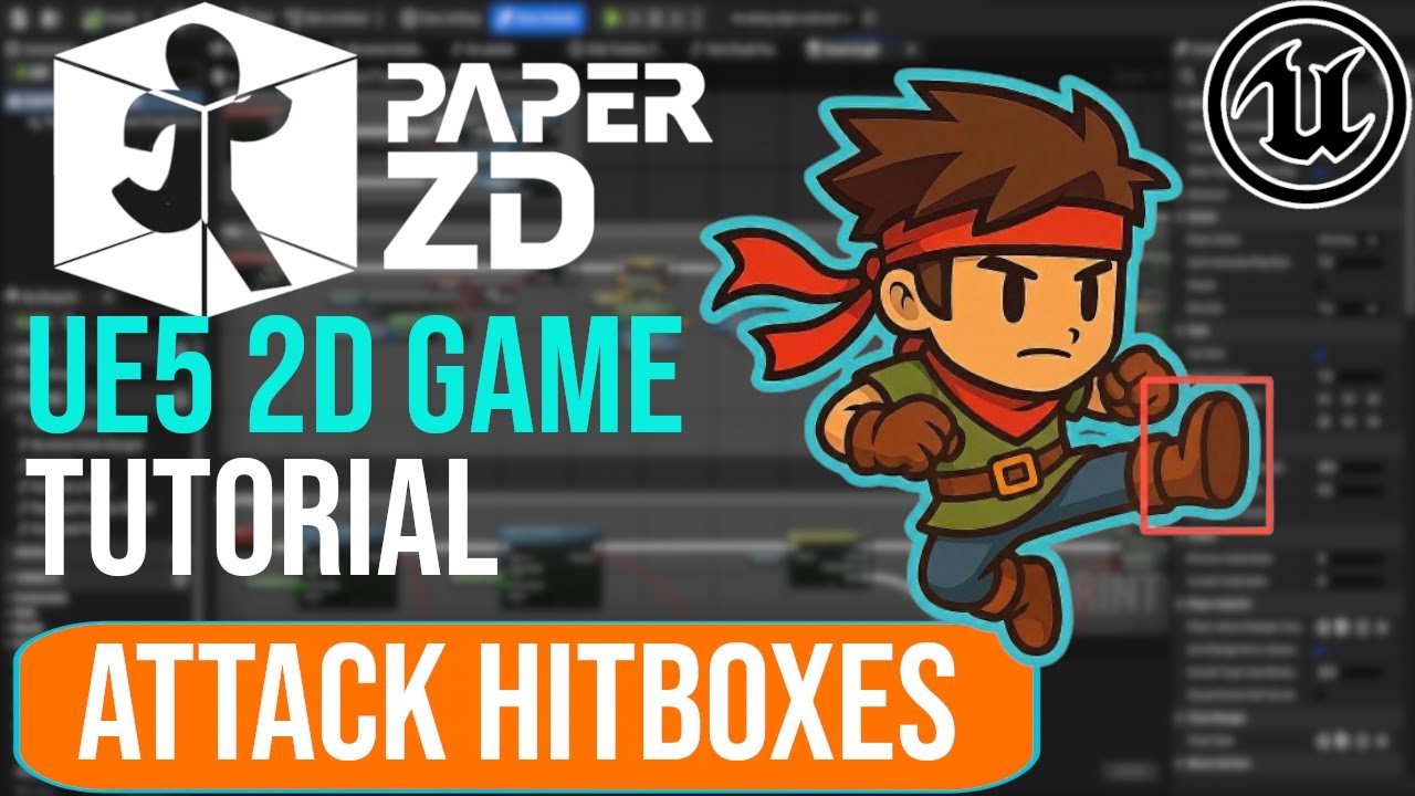 PaperZD UE5 2D Game Ep.40: Creating Hitboxes for Attacks - YouTube