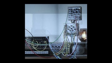 Eurorack modular synthesizer + Korg MS-20 mini electronica /Marbles Ensemble Oscillator #Shorts