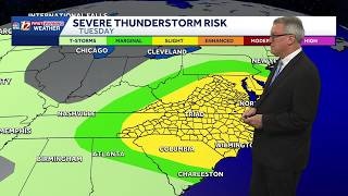 Weather Impact Day: Triad is under a severe storm risk Tuesday