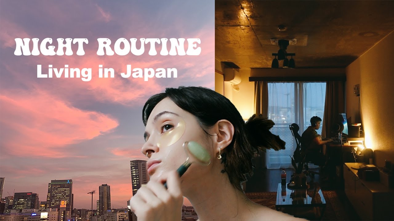 Living in Japan | my night routine, skincare, grocery haul - YouTube